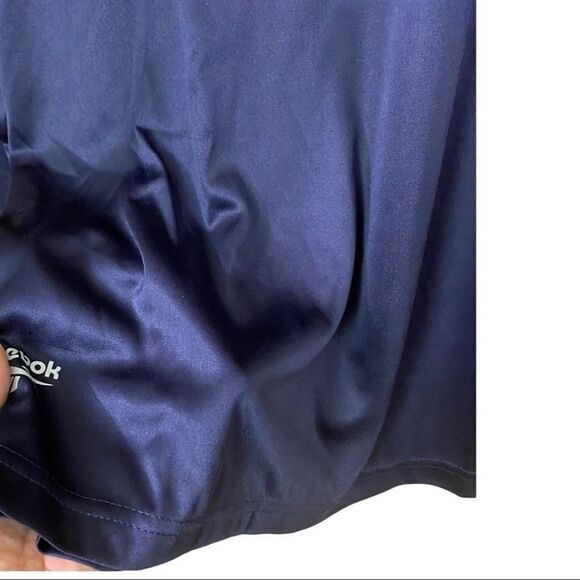 Mens Reebok Navy 1/4 Zip Long Sleeve Shirt Size Large - Picture 5 of 5
